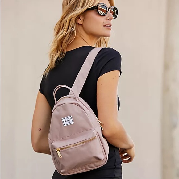 Herschel Supply Company Handbags - Herschel Supply Co. Nova Mini Backpack in Ash Rose Crosshatch